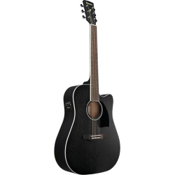 Ibanez PF16MWCE-WK Weathered Black Open Pore