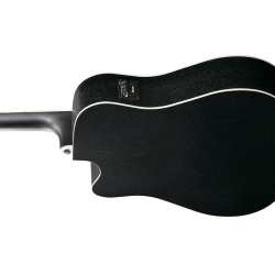 Ibanez PF16MWCE-WK Weathered Black Open Pore