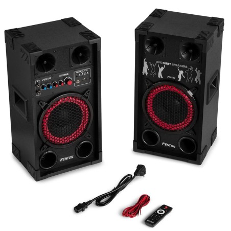 Fenton SPK-108 Pa Active Speakerset 8bt Led