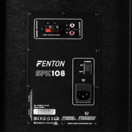 Fenton SPK-108 Pa Active Speakerset 8bt Led