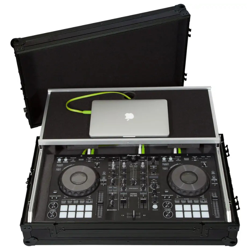 WALKASSE DDJ-800 / DDJ-SX3 Laptop Flightcase Black