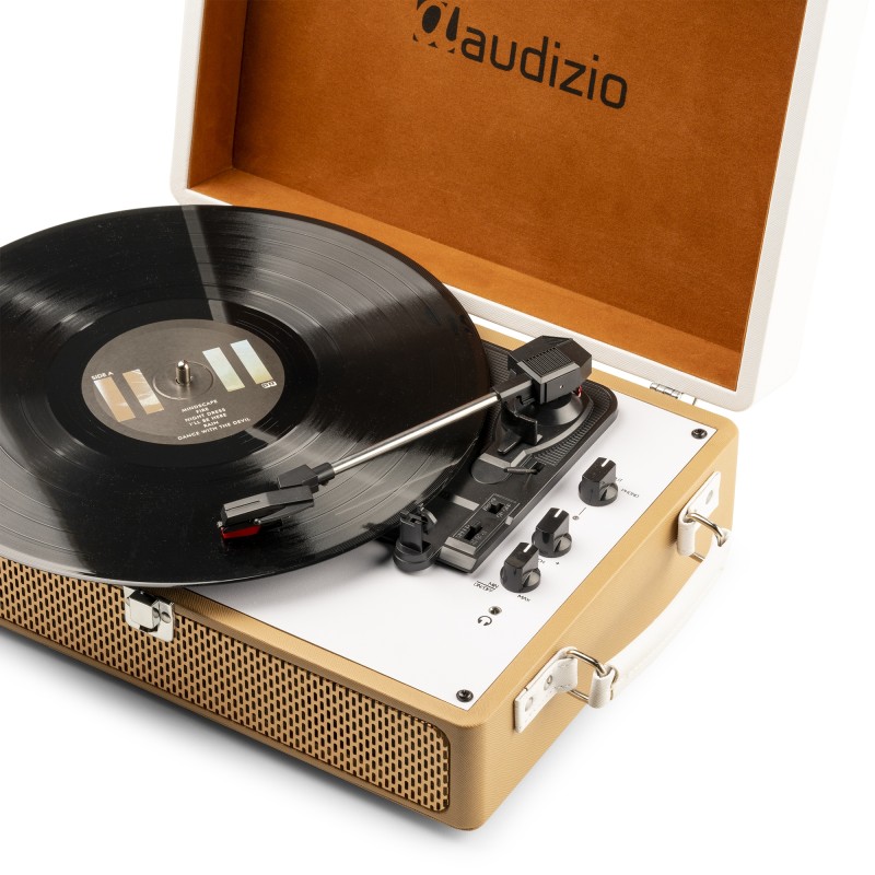 Audizio RP119G Record Player Btout Gold