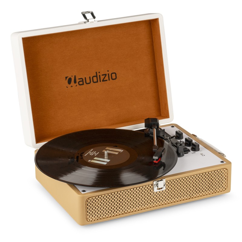 Audizio RP119G Record Player Btout Gold