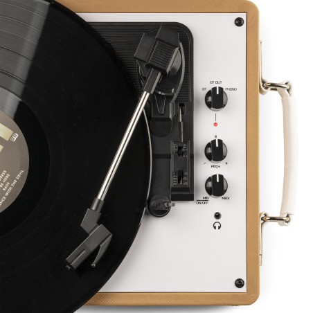 Audizio RP119G Record Player Btout Gold