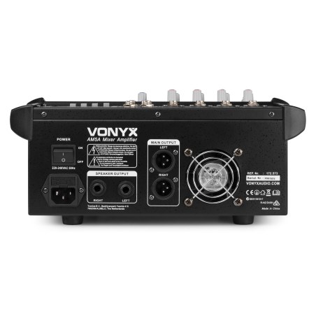 VONYX AM5A 5 Channel Amplified Mixer (B-STOCK)