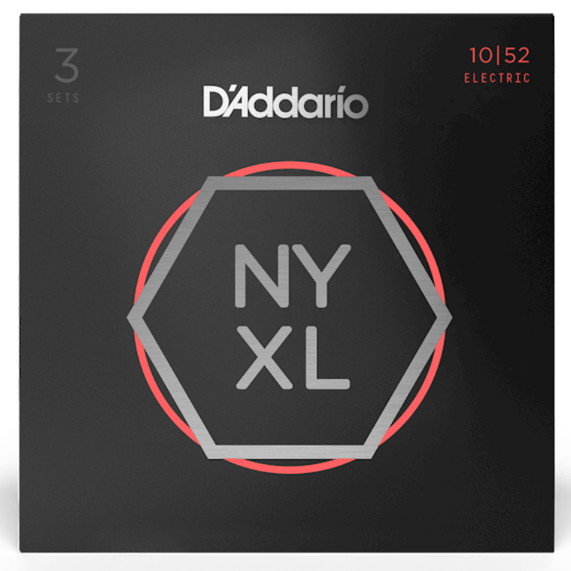 D'Addario NYXL1052 Nickel Wound Light 10-52