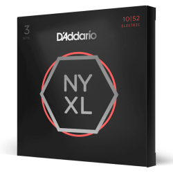 D'Addario NYXL1052 Nickel Wound Light 10-52