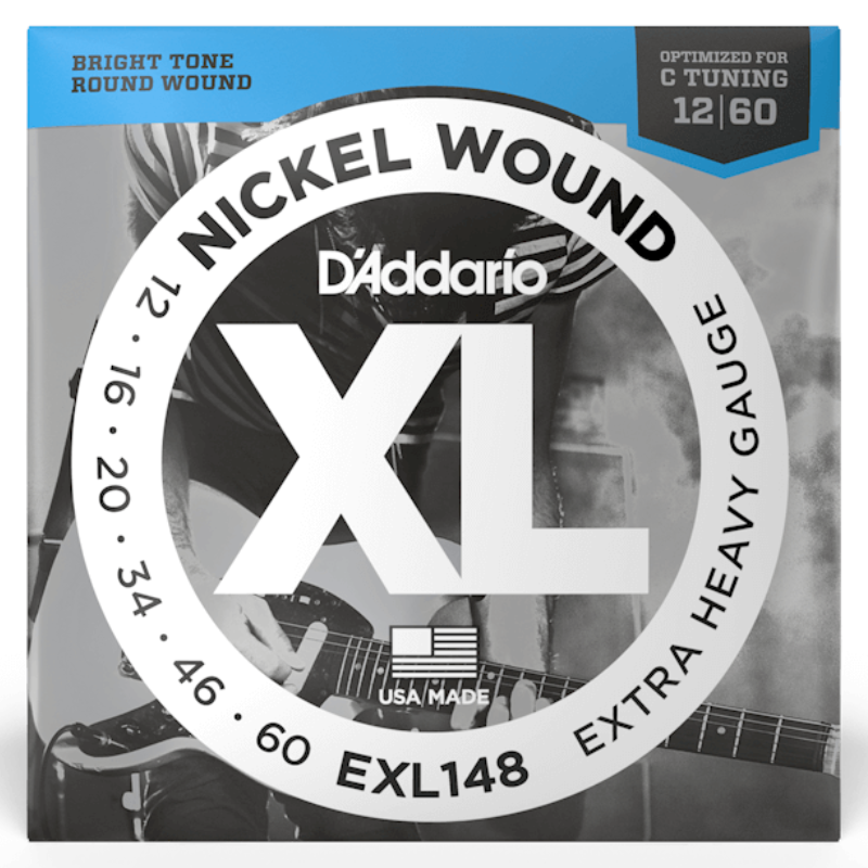 D'Addario EXL148 Extra Heavy 12-60