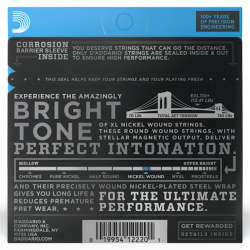 D'Addario EXL110+ Regular Light Plus 10.5-48