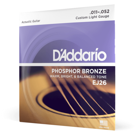 D'Addario EJ26 Custom Light 11-52