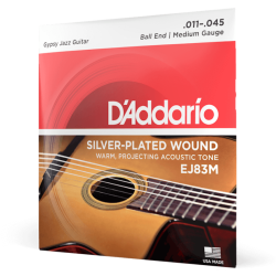 D'Addario EJ83M Gypsy Jazz Medium 11-45