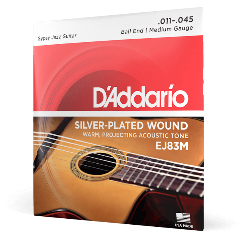 D'Addario EJ83M Gypsy Jazz Medium 11-45