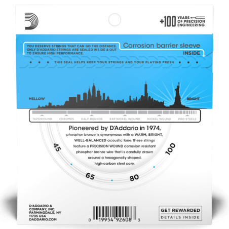 D'Addario EPBB170 Long 45-100