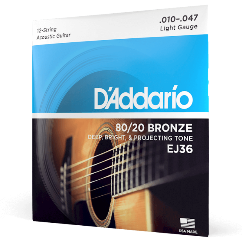 D'Addario EJ36 12 corde 10-47