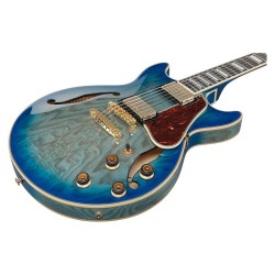 Ibanez AM93QA-JBB Jet Blue Burst