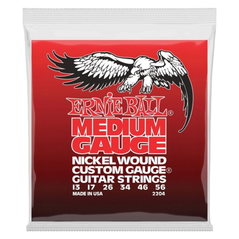 Ernie Ball 2204 Nickel Wound Medium Gauge 13-56