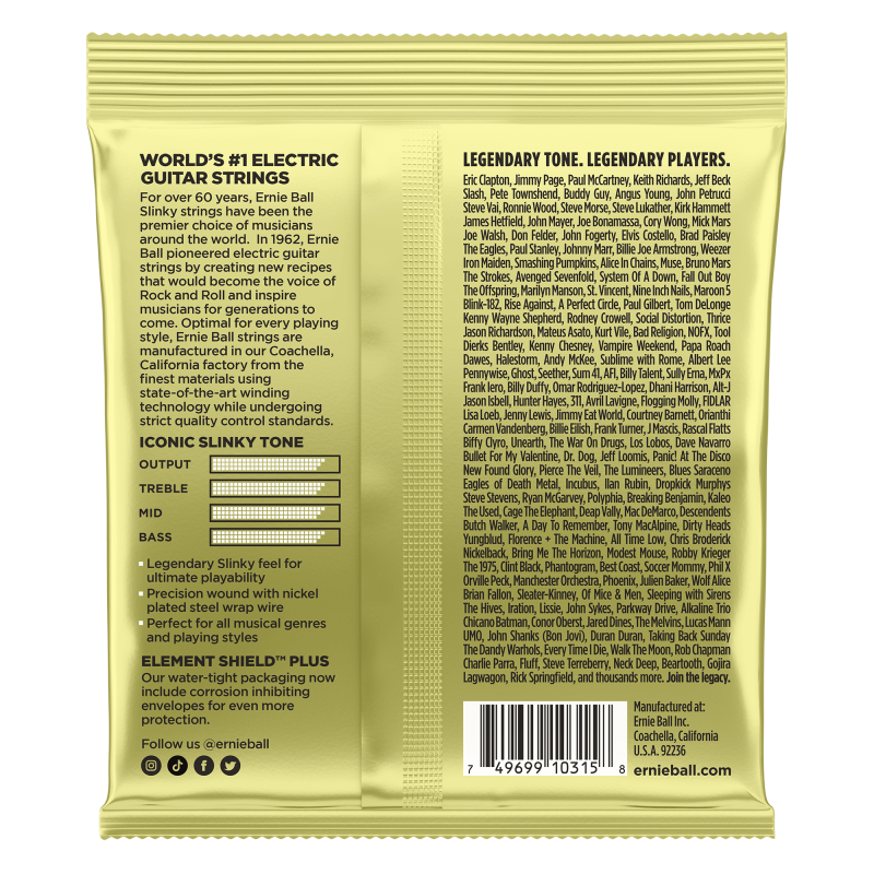 Ernie Ball 2214 Mammoth Slinky 12-62