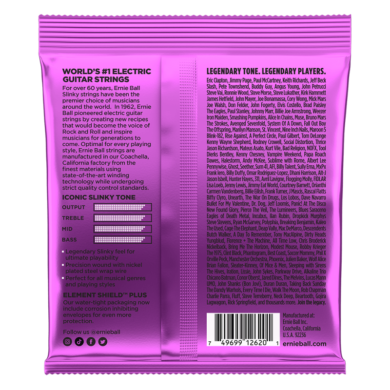 Ernie Ball 2620 7-String Power Slinky 11-58