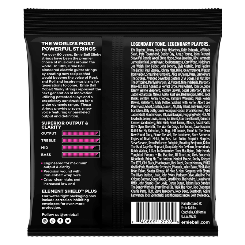 Ernie Ball 2723 Slinky Cobalt 09-42