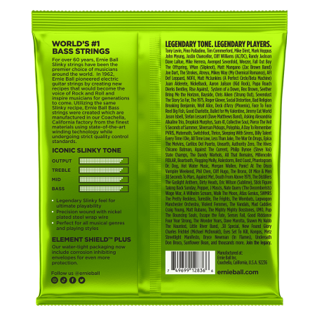 Ernie Ball 2836 Regular Slinky Bass 5 045-130
