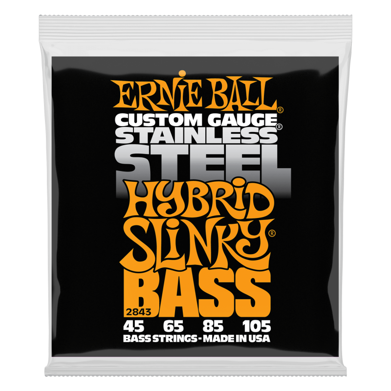 Ernie Ball 2843 Hybrid Slinky Stainless Steel 45-105