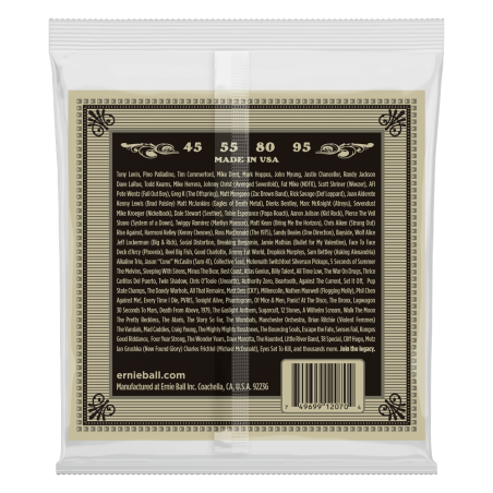 Ernie Ball 2070 Earthwood Acoustic Bass 045-095