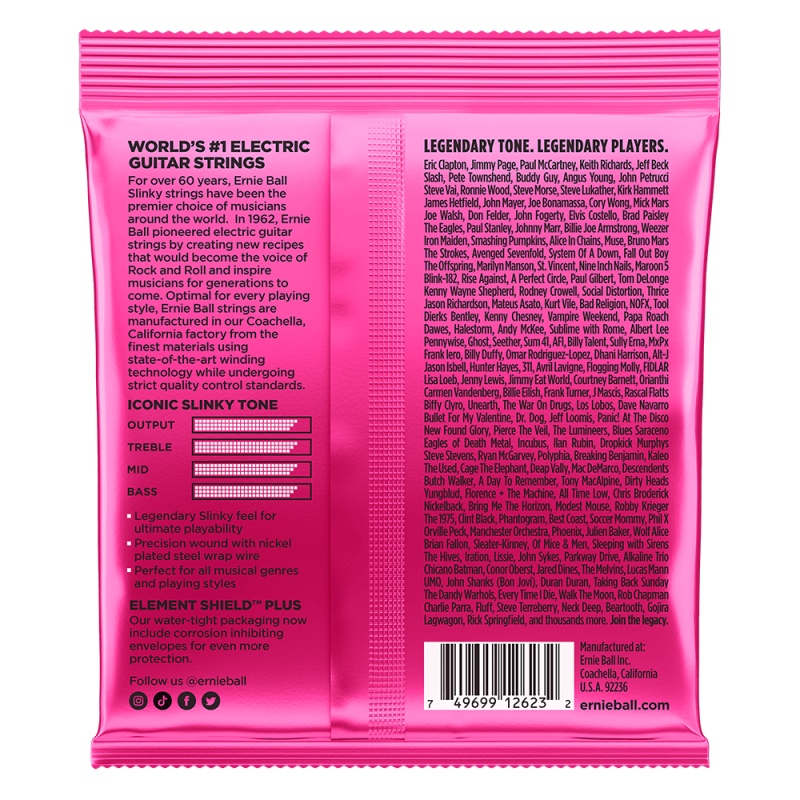 Ernie Ball 2623 7-String Super Slinky 09-52