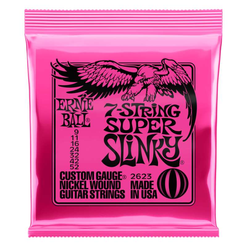 Ernie Ball 2623 7-String Super Slinky 09-52