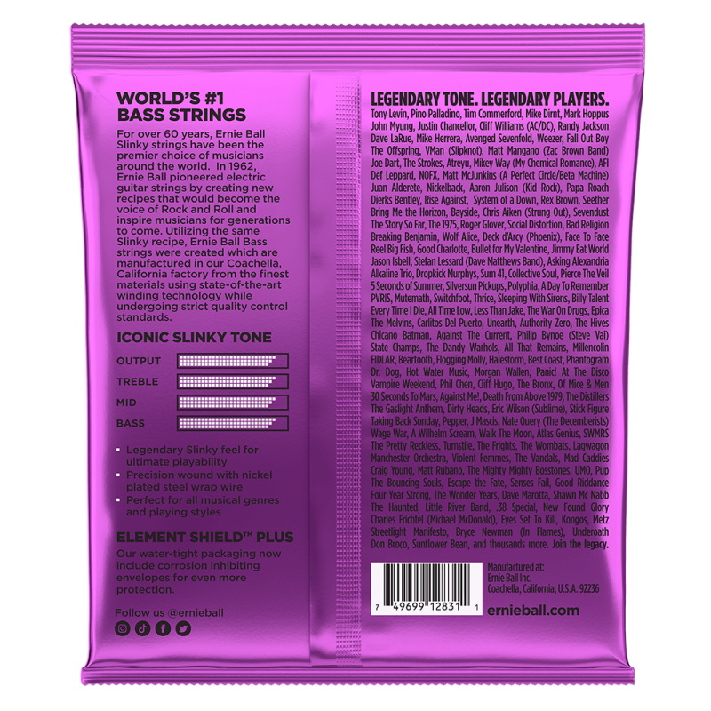 Ernie Ball 2831 Power Slinky Bass 055-110