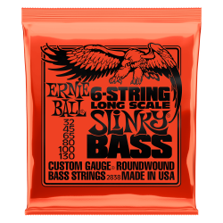 Ernie Ball 2838 6-String Slinky Bass 032-130