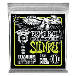 Ernie Ball 3121 Regular Slinky RPS Coated Titanium 10-46