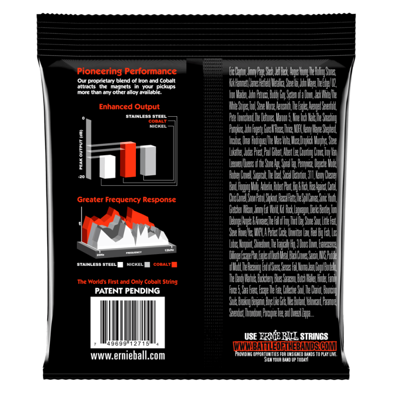 Ernie Ball 2715 Slinky Cobalt 10-52