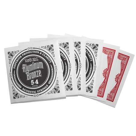 Ernie Ball 2566 Aluminum Bronze Medium Light 12-54