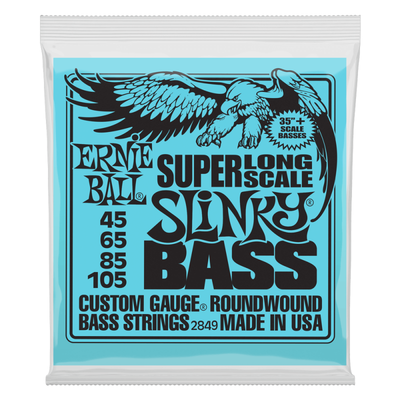Ernie Ball 2849 Super Long Scale Slinky Bass 45-105