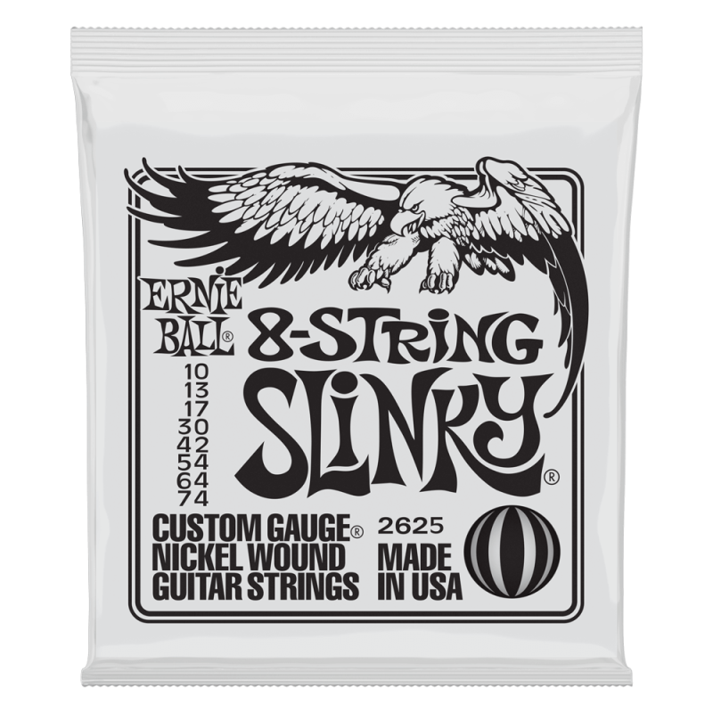 Ernie Ball 2625 8-String Slinky 10-74