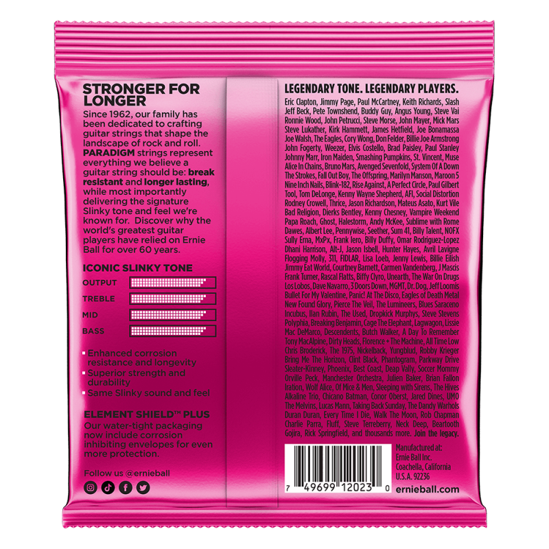 Ernie Ball 2023 Paradigm Super Slinky 9-42