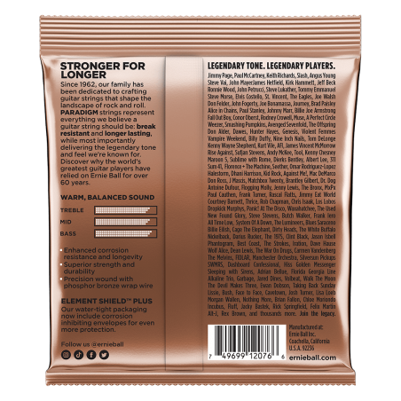 Ernie Ball 2076 Paradigm Phosphor Bronze 12-54
