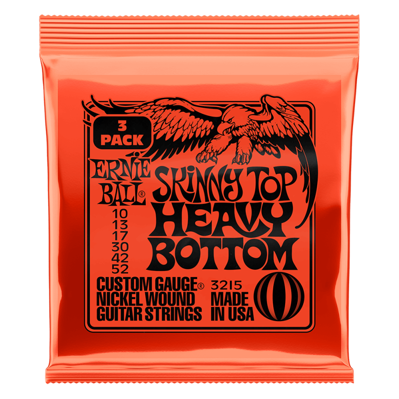 Ernie Ball 3215 3-Pack Slinky 10-52