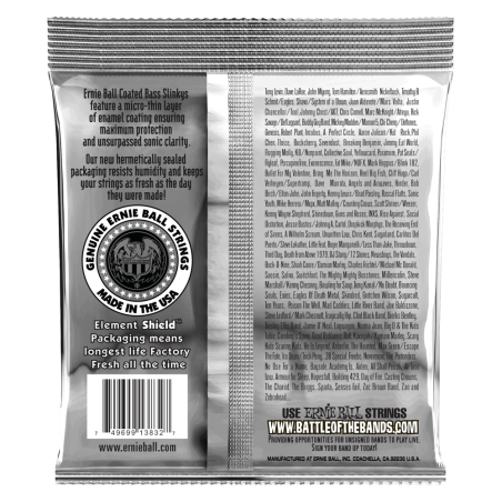 Ernie Ball 3832 Regular Slinky Coated 50-105
