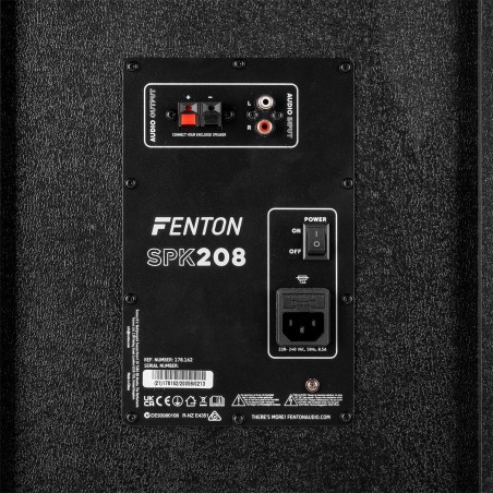 Fenton SPK-208 Pa Active Speakerset 2x8bt Led