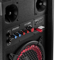 Fenton SPK-208 Pa Active Speakerset 2x8bt Led