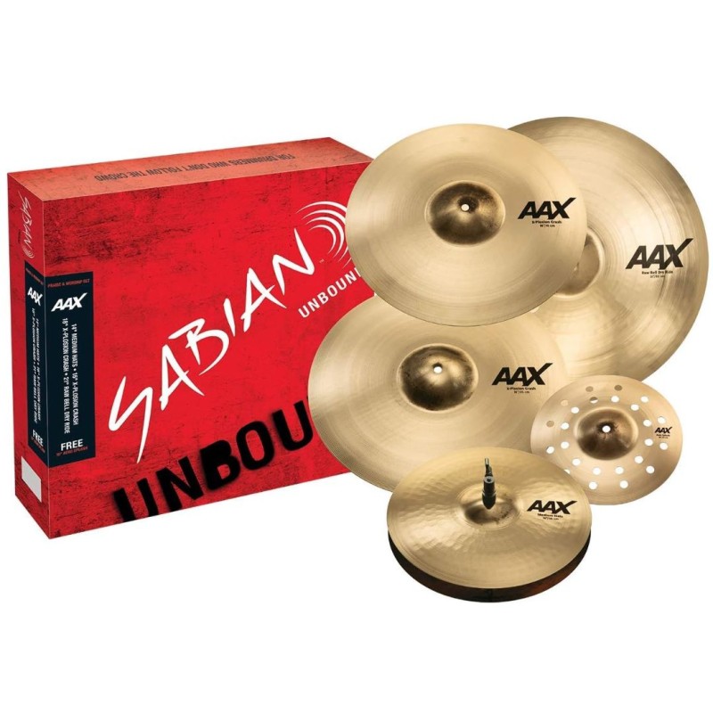 Sabian AAX Praise And Worship Pack Brilliant Finish