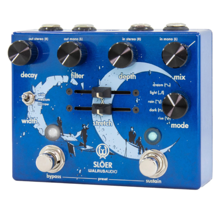 Walrus Audio Slöer Stereo Ambient Reverb Blue