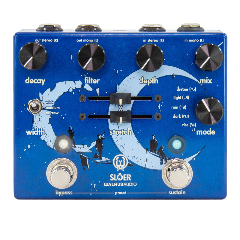 Walrus Audio Slöer Stereo Ambient Reverb Blue