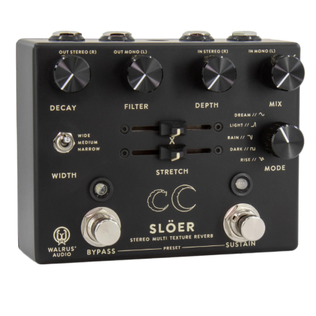 Walrus Audio Slöer Stereo Ambient Reverb Black