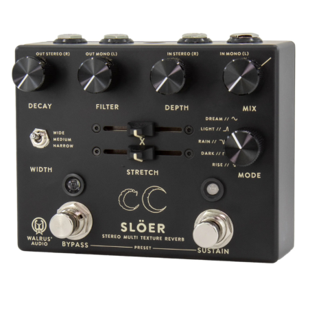 Walrus Audio Slöer Stereo Ambient Reverb Black