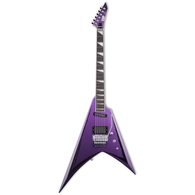 LTD Alexi Ripped Sawtooth Purple Fade Satin w/ Pinstripes