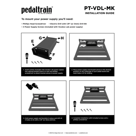 Pedaltrain Voodoo Lab Power Supply PT-VDL-MK