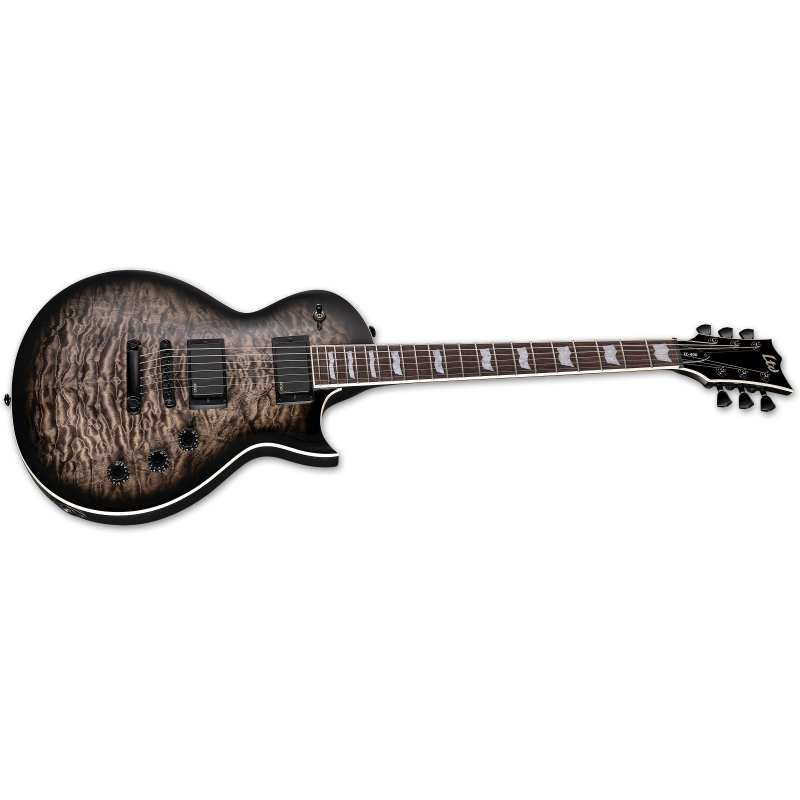 LTD EC-400QM See Thru Black Sunburst