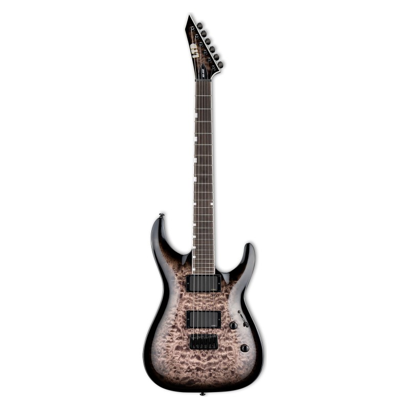 LTD MH-400HT QM See Thru Black Sunburst